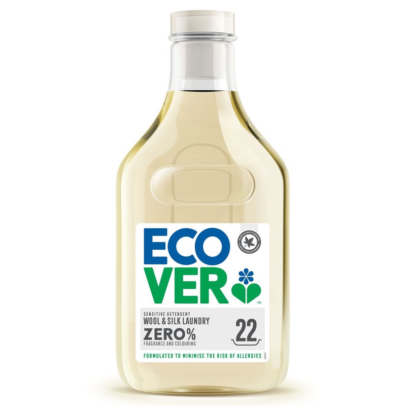 ecover Zero Sensitive Laundry Liquid for Wool and Silk - 1 Litre - Image 1